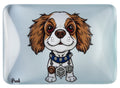 Crystal Glass Cocker Spaniel Fridge Magnet
