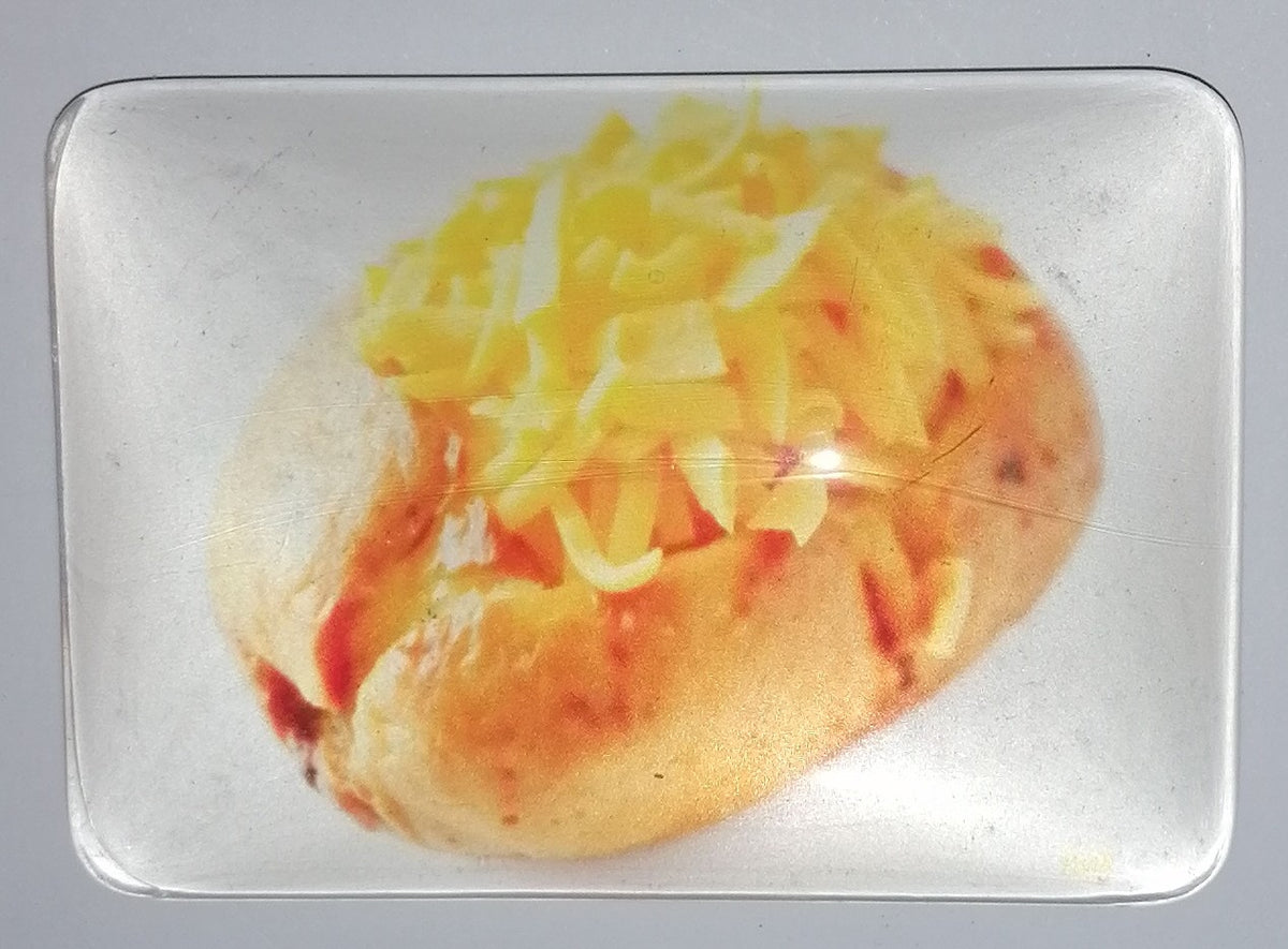Crystal Glass Food Fridge Magnet | Baked Potato |