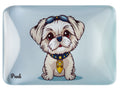 Crystal Glass Shih Tzu Fridge Magnet