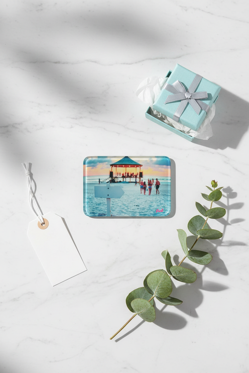 Beach Holiday Gift Flatlay