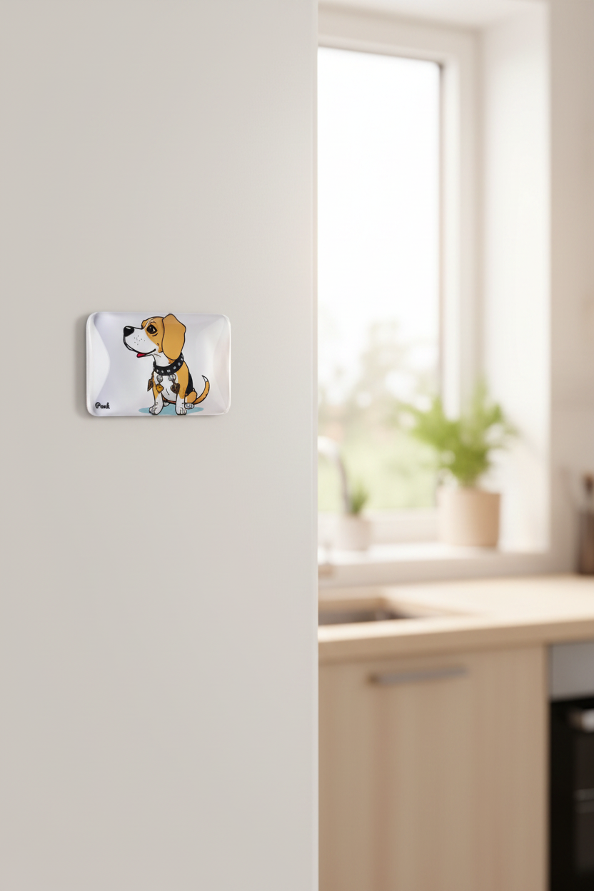 Beagle Fridge Magnet Lifestyle