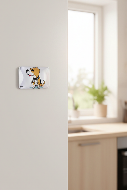 Beagle Fridge Magnet Lifestyle