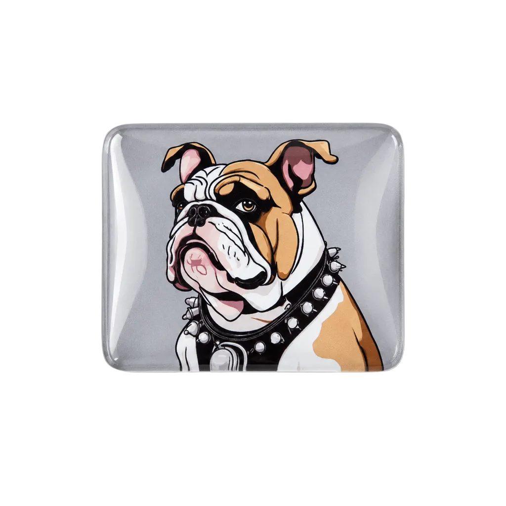 Bulldog fridge magnet punkmagnets design