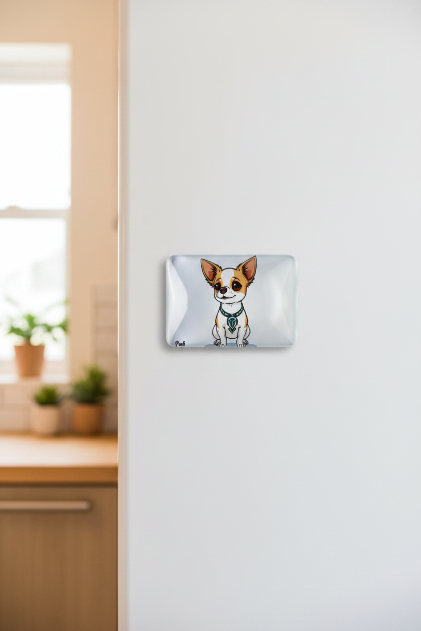 Chihuahua Fridge Magnet Lifestyle