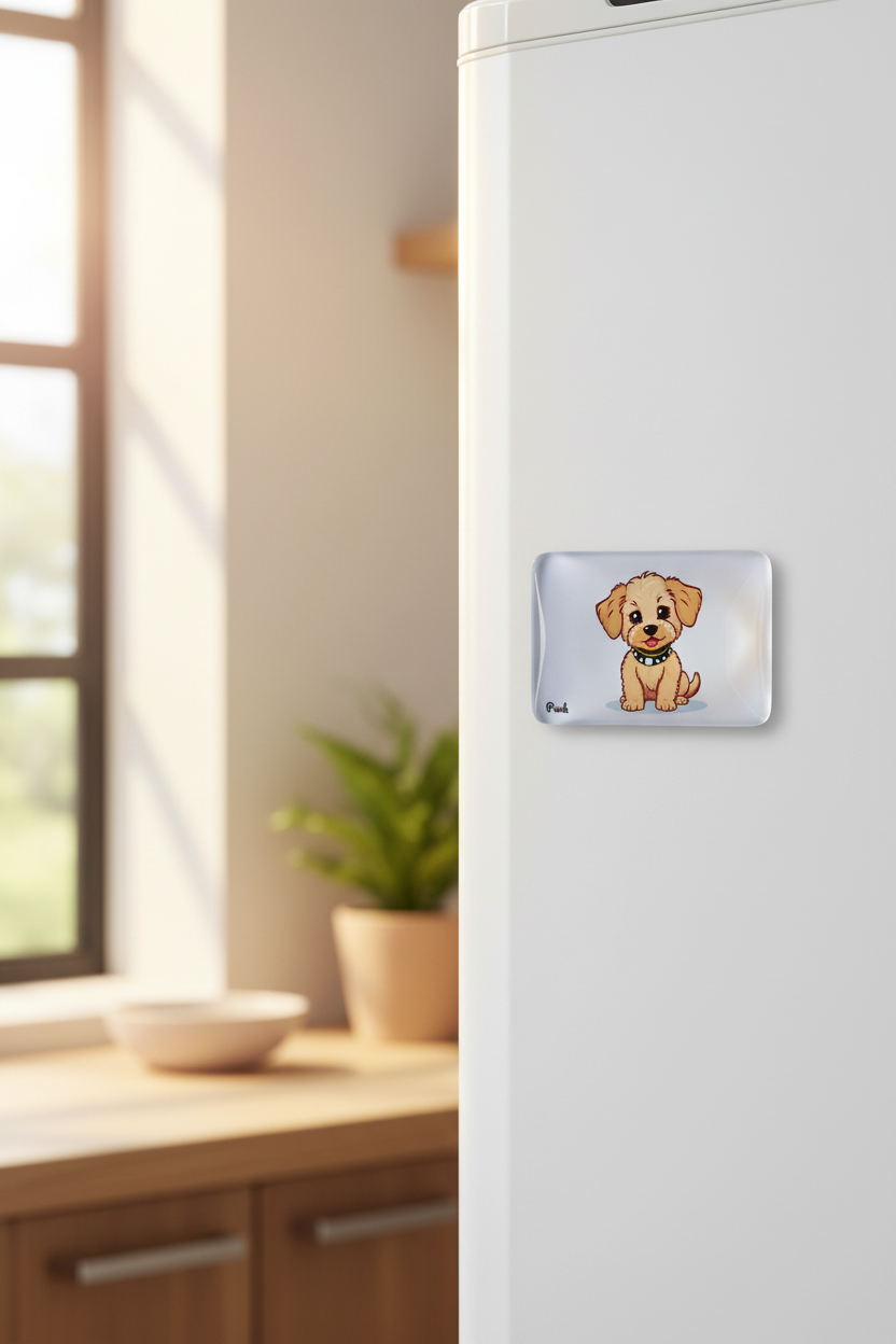 Cockapoo Fridge Magnet Lifestyle