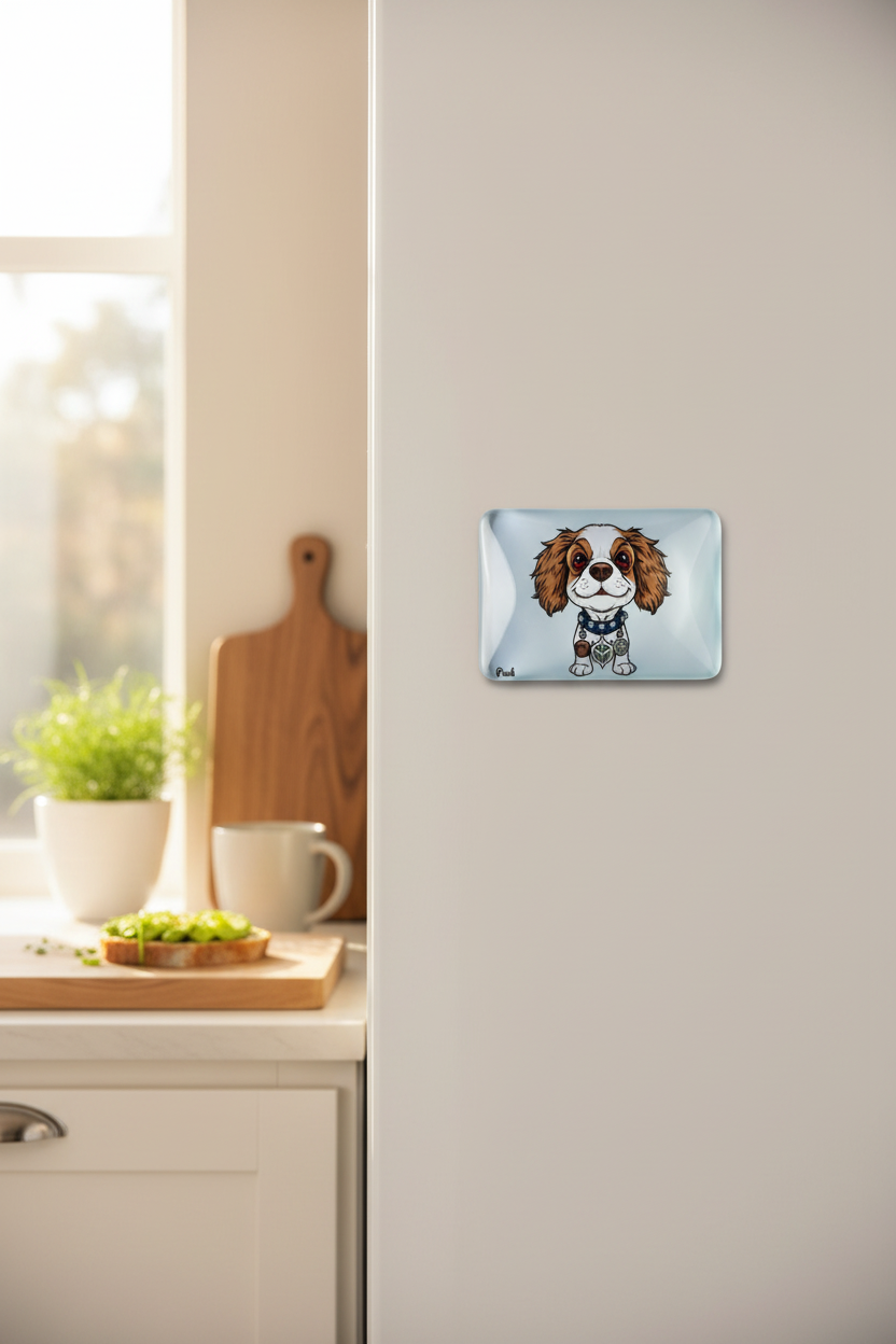 Cocker Spaniel Fridge Magnet Lifestyle