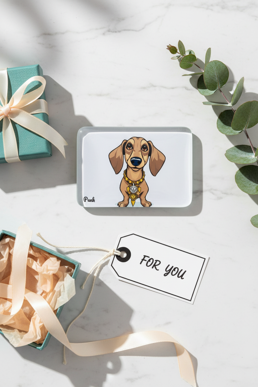 Dachshund Gift Flatlay