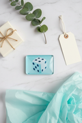 Dice Crystal Glass Fridge Magnet Flatlay