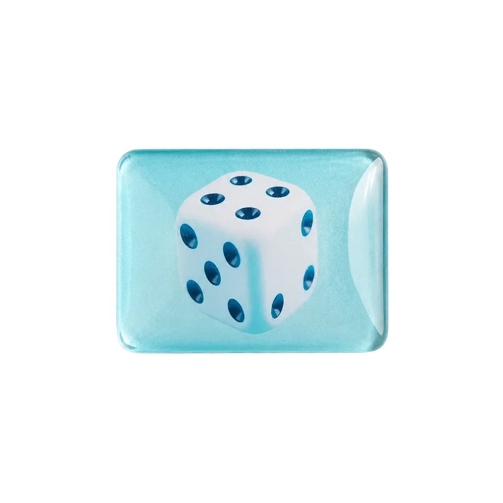 Dice fridge magnet
