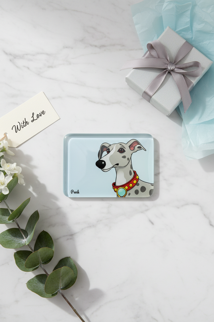 Grey Greyhound Gift Flatlay
