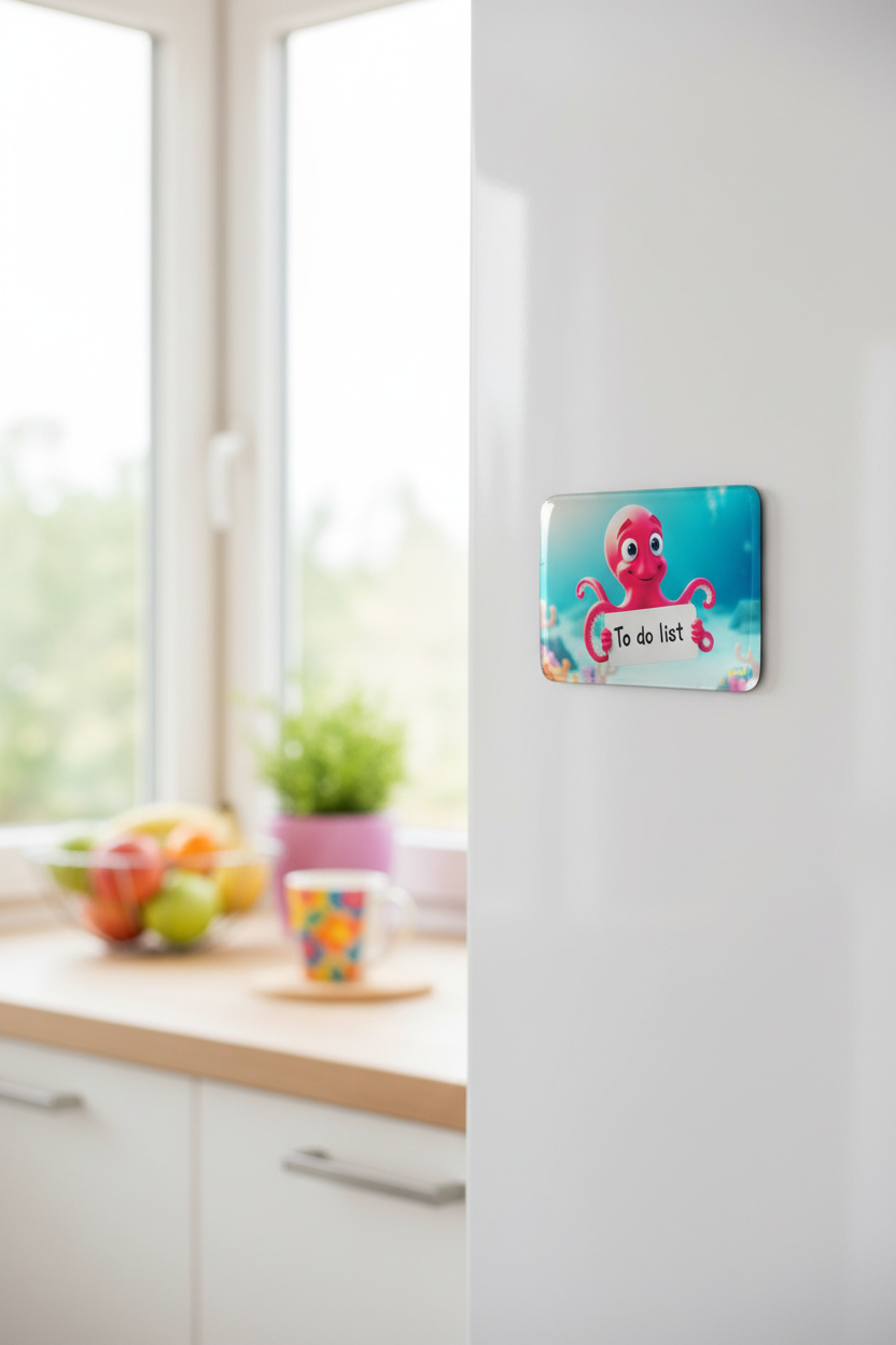 Octopus Fridge Magnet Lifestyle