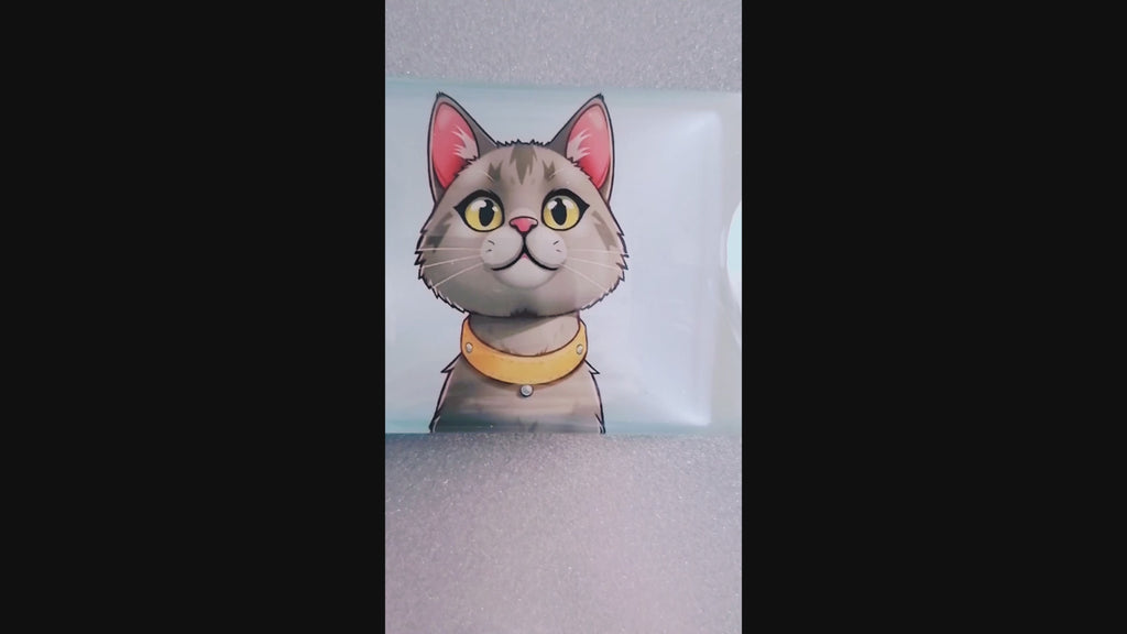 persian cat fridge magnet
