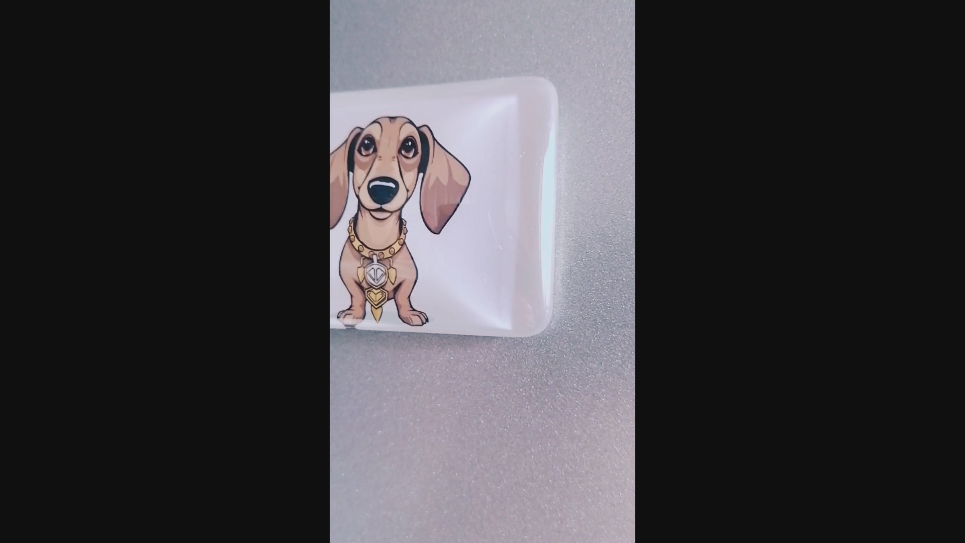 miniature dachshund fridge magnet