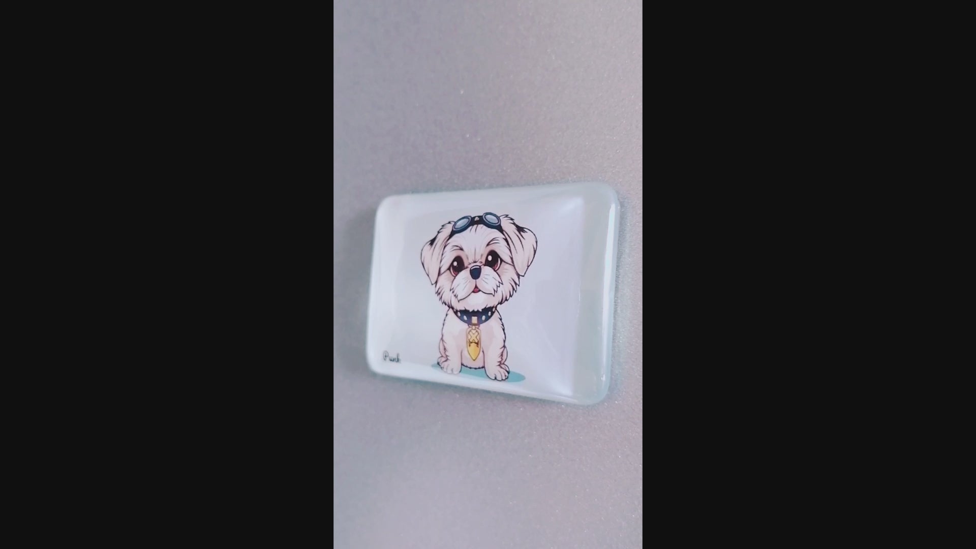 shih tzu fridge magnet