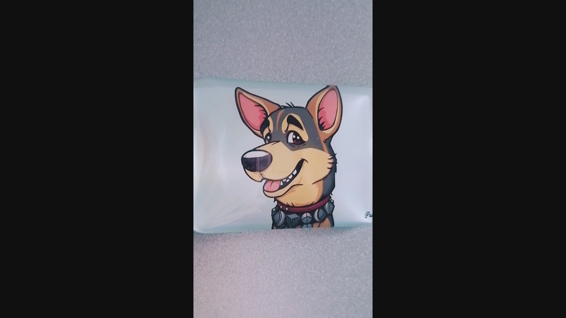 german shepherd fridge magnet