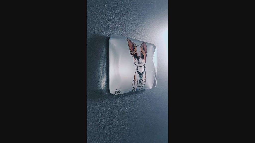 chihuahua fridge magnet