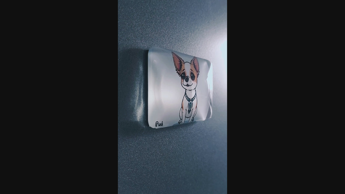 chihuahua fridge magnet