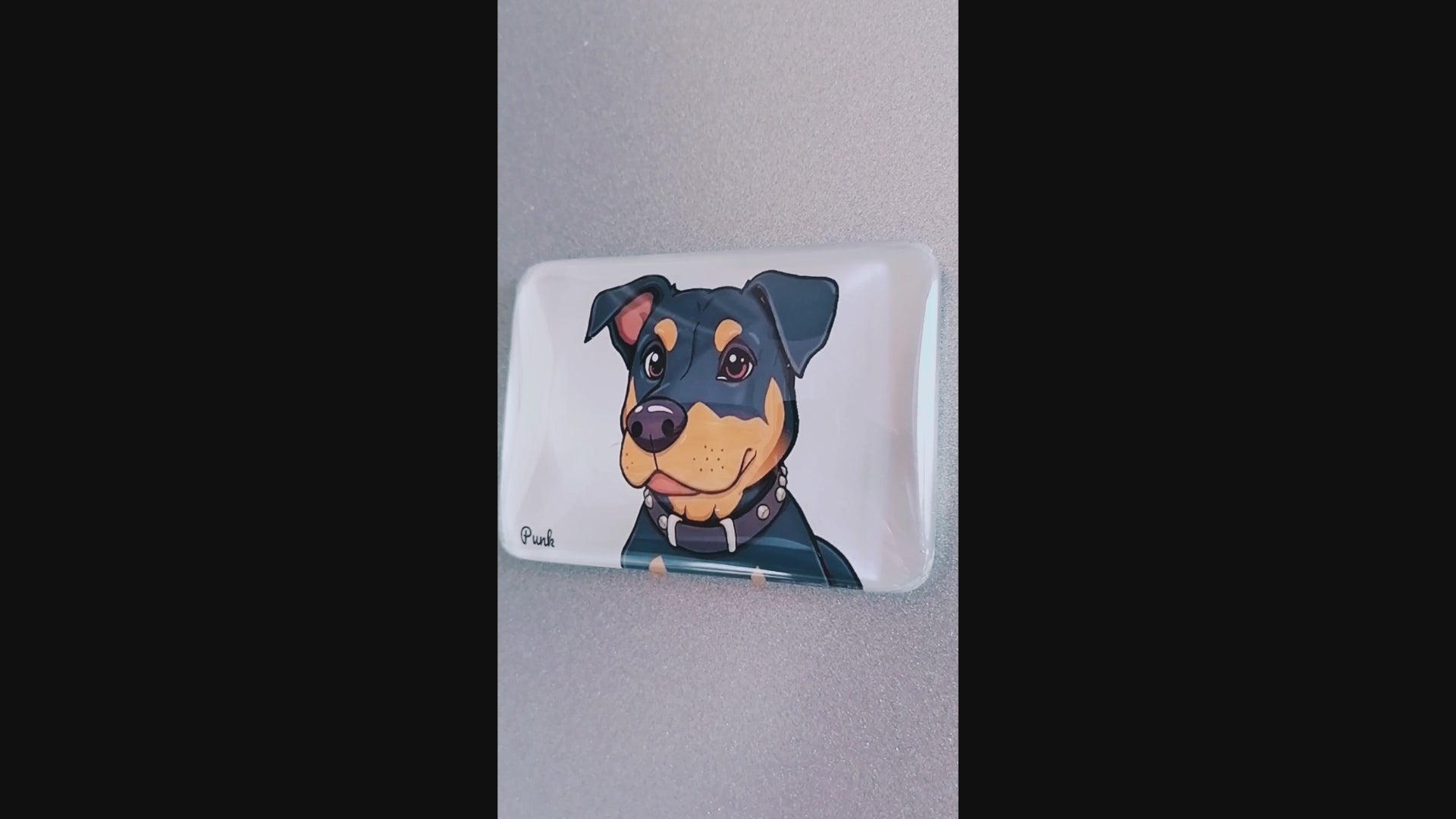 rottweiler fridge magnet