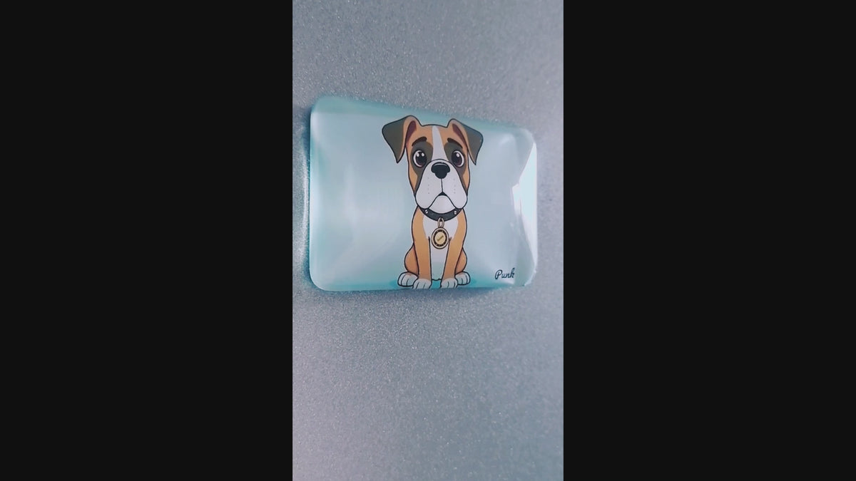 boxer dog fridge magnet