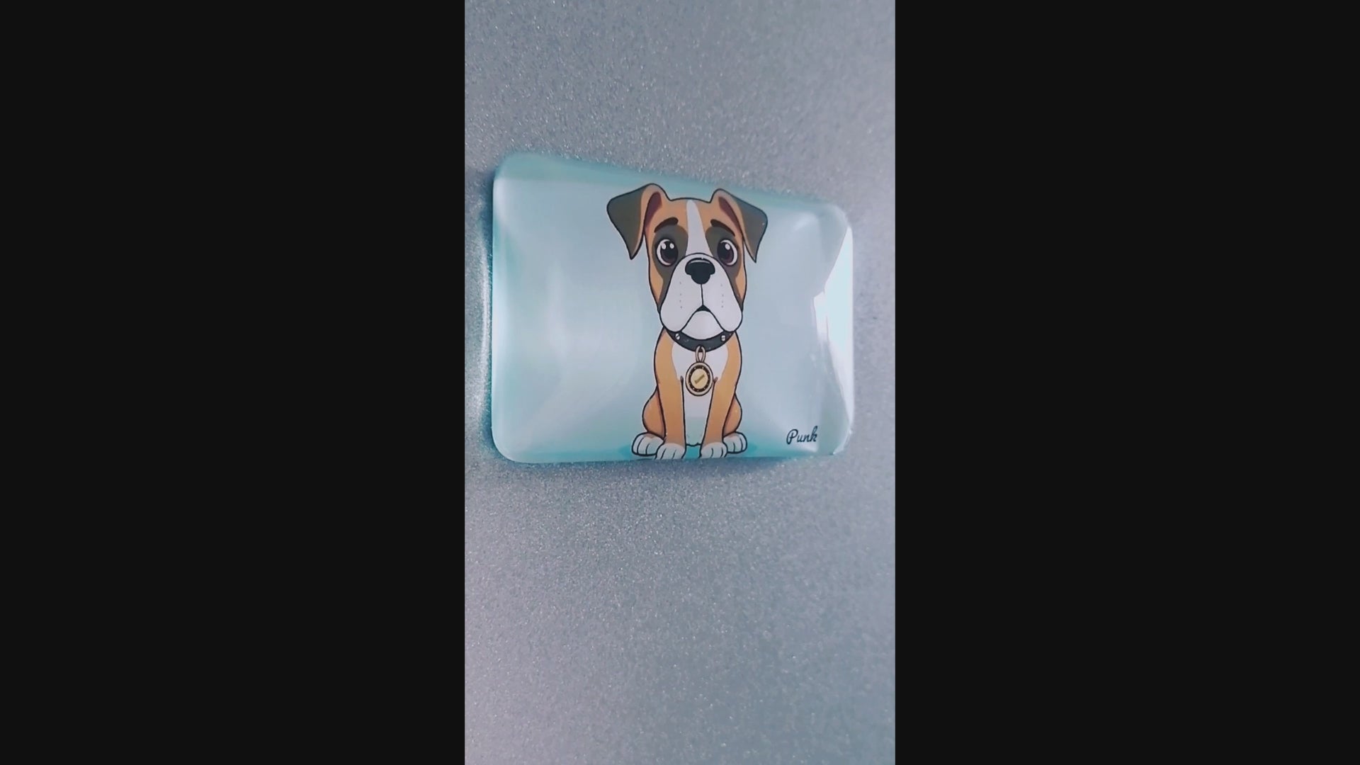 boxer dog fridge magnet