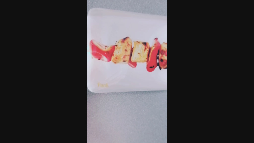 BBQ Kitchen Trio – Crystal Glass Food Fridge Magnets