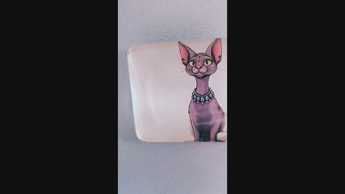 sphynx cat fridge magnet