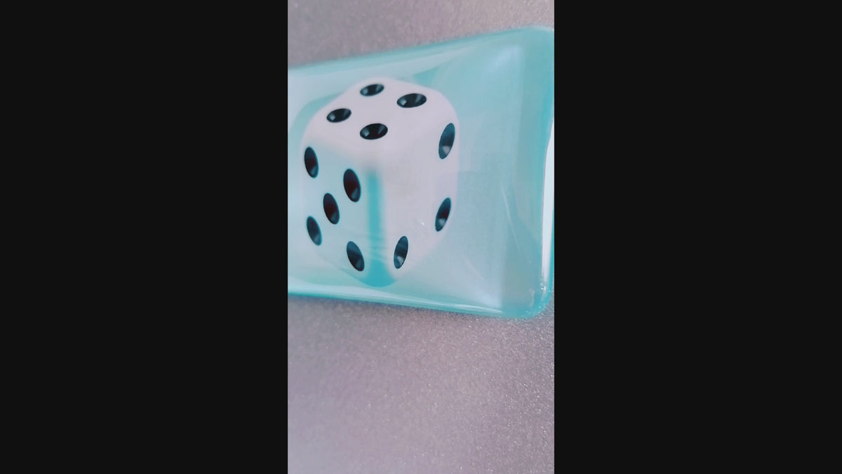 Crystal Glass Dice Fridge Magnet