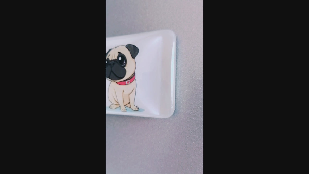 pug fridge magnet