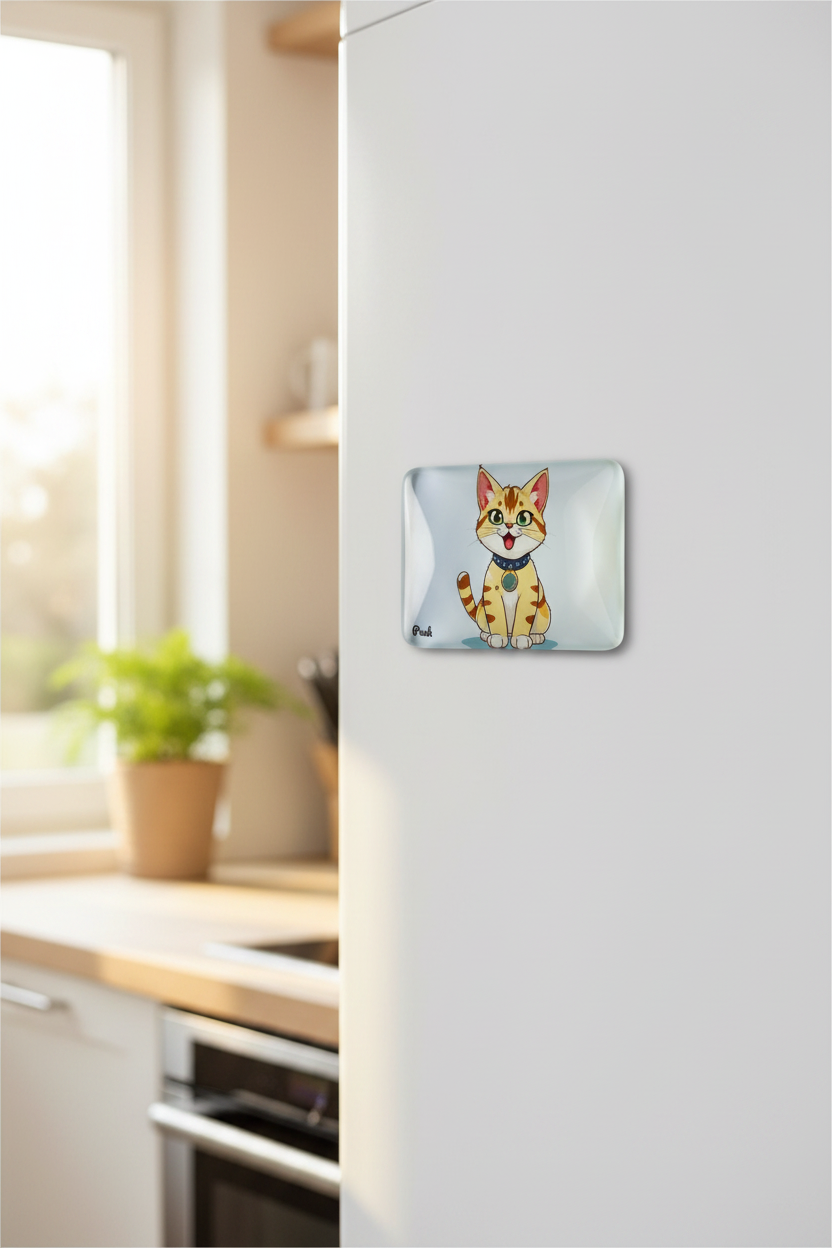 Ragdoll Cat Fridge Magnet Lifestyle