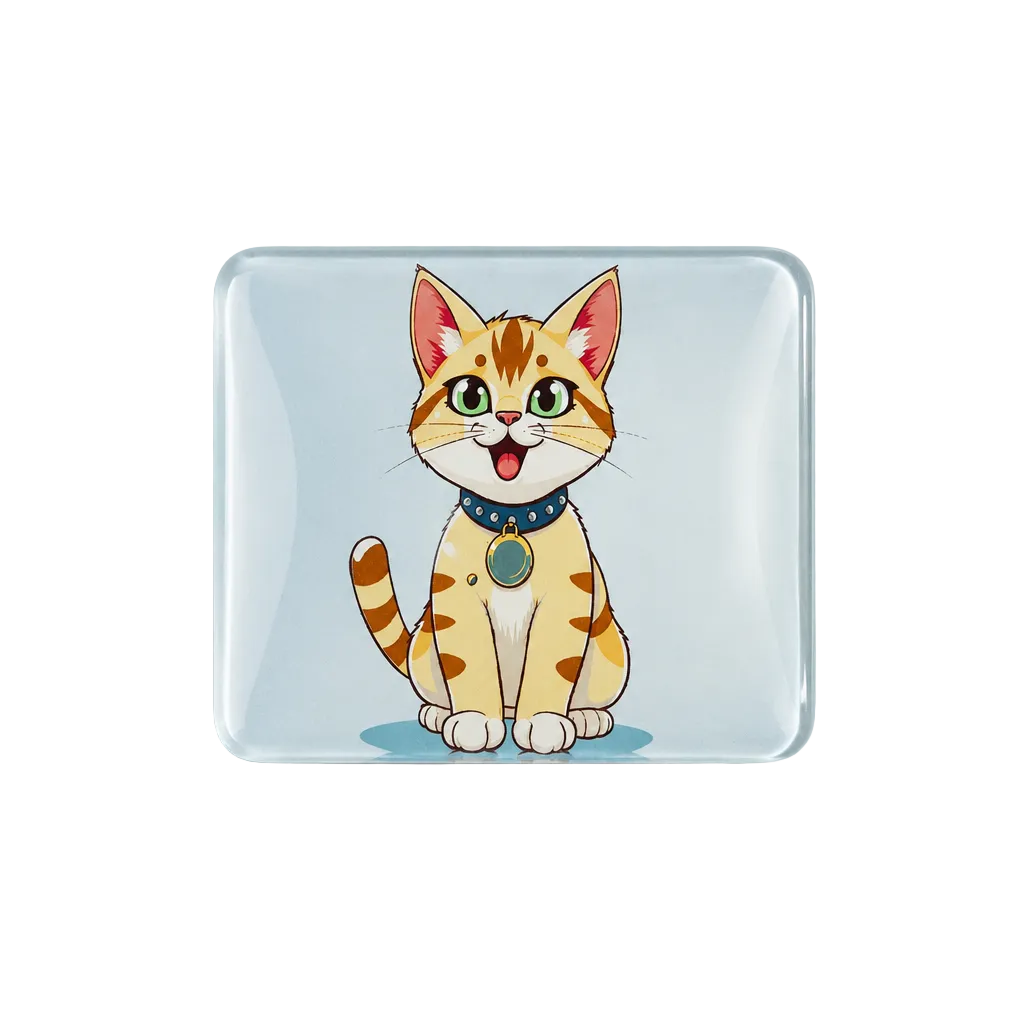 Ragdoll Cat magnet flatlay