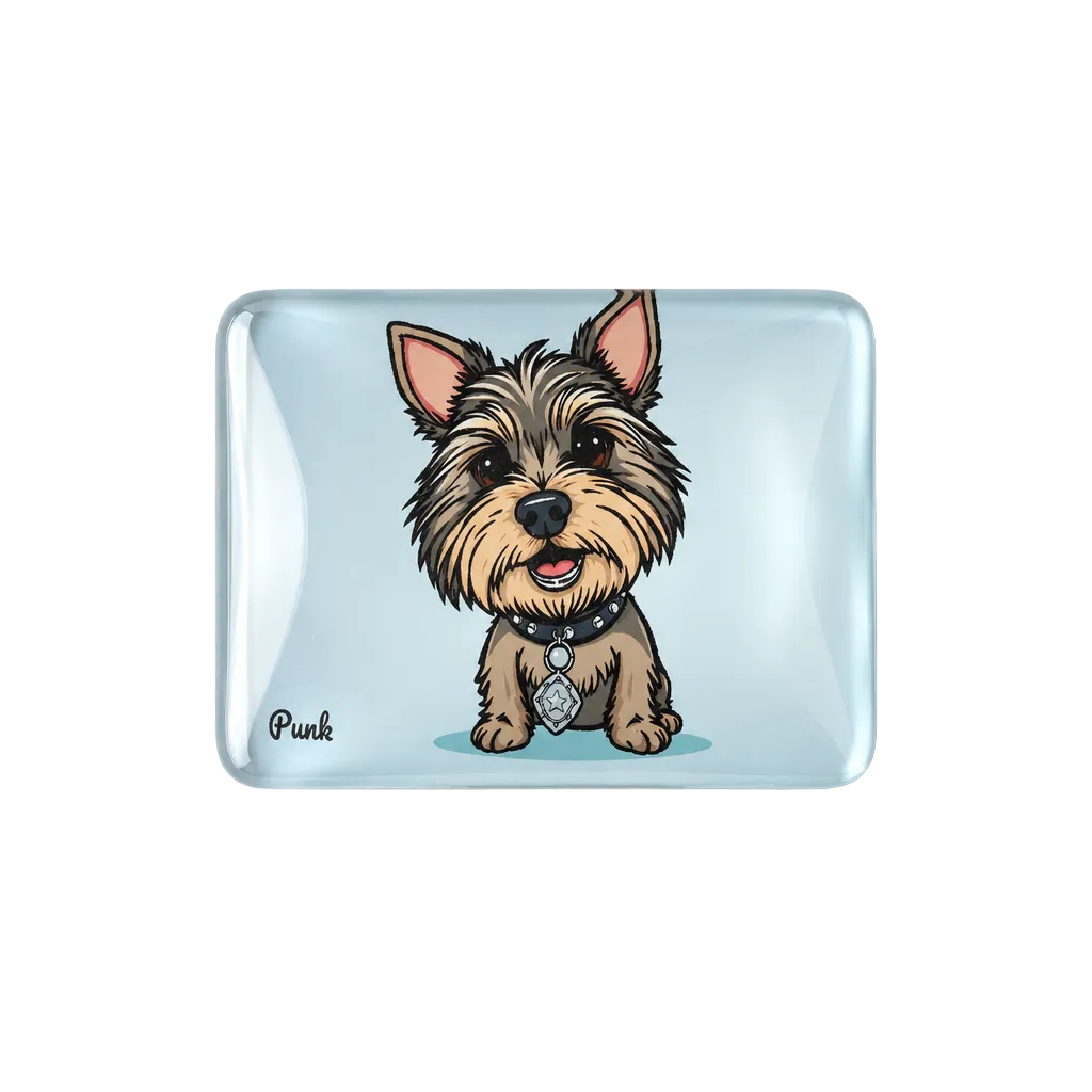 Yorkshire Terrier magnet flatlay